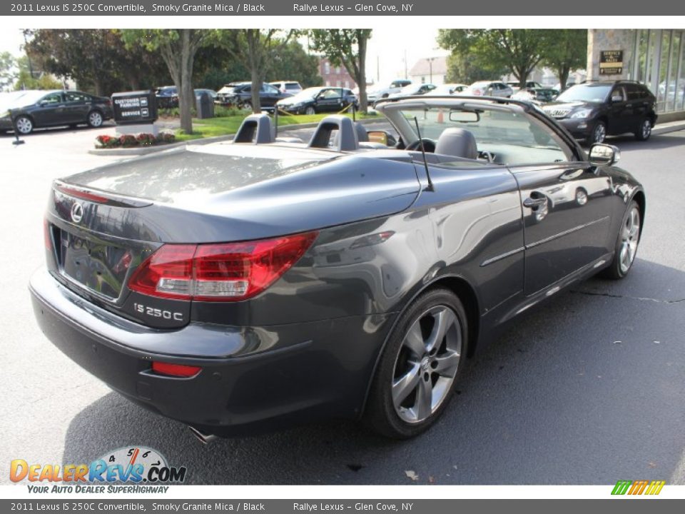 2011 Lexus IS 250C Convertible Smoky Granite Mica / Black Photo #7