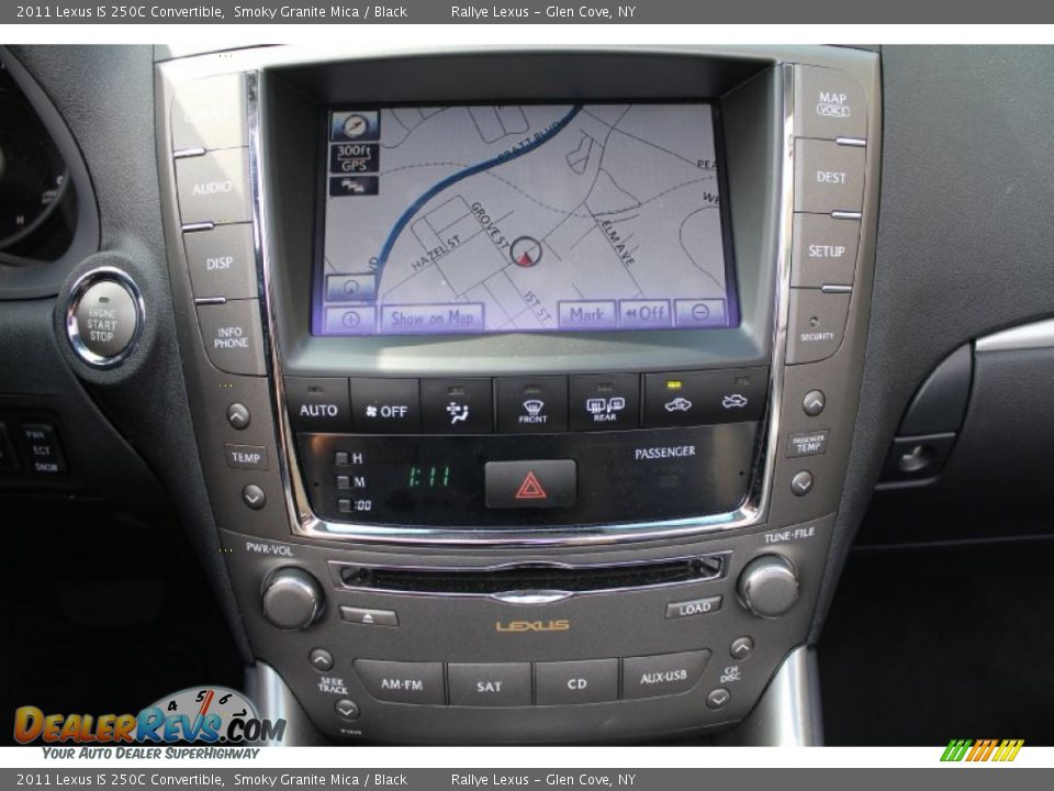 Navigation of 2011 Lexus IS 250C Convertible Photo #16