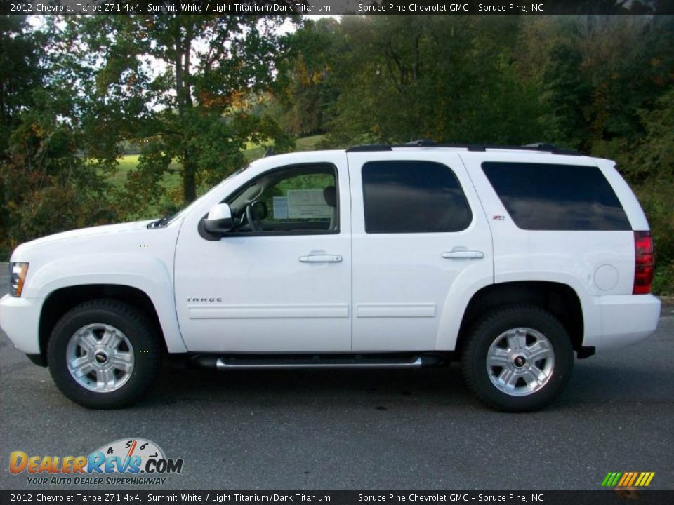 Summit White 2012 Chevrolet Tahoe Z71 4x4 Photo #2