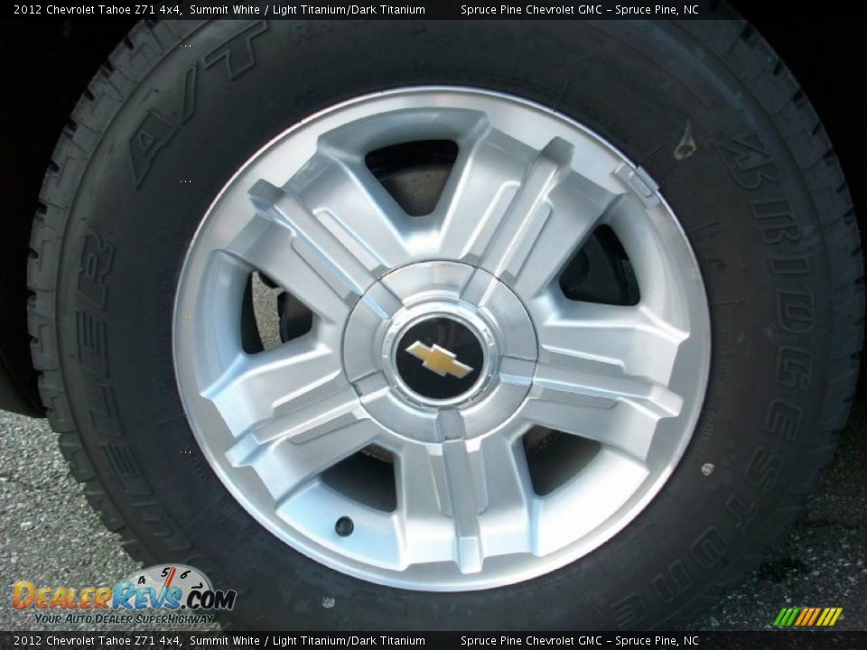 2012 Chevrolet Tahoe Z71 4x4 Wheel Photo #3