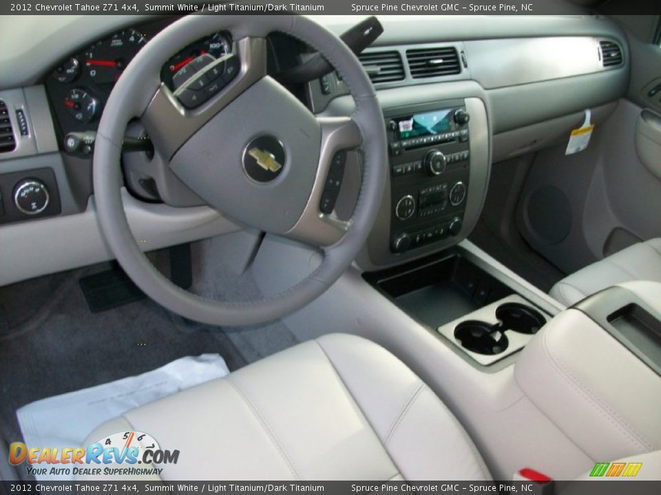 Light Titanium/Dark Titanium Interior - 2012 Chevrolet Tahoe Z71 4x4 Photo #14