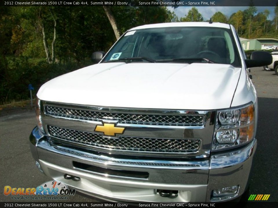 2012 Chevrolet Silverado 1500 LT Crew Cab 4x4 Summit White / Ebony Photo #5