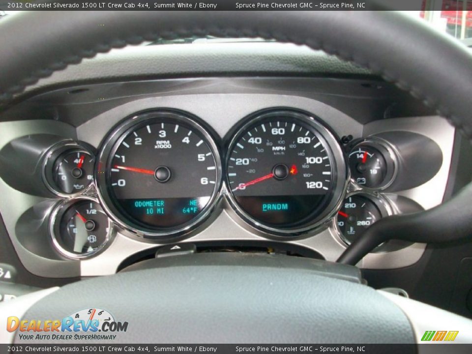 2012 Chevrolet Silverado 1500 LT Crew Cab 4x4 Gauges Photo #16