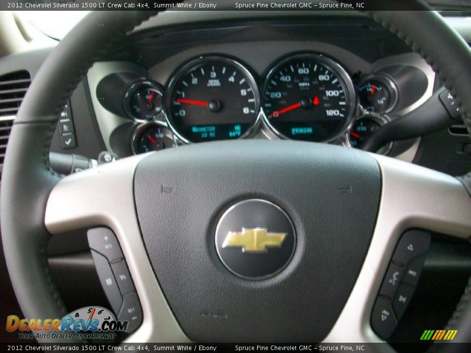 2012 Chevrolet Silverado 1500 LT Crew Cab 4x4 Summit White / Ebony Photo #17