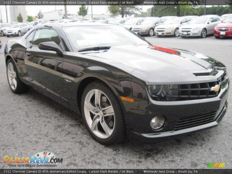 2012 Chevrolet Camaro SS 45th Anniversary Edition Coupe Carbon Flash Metallic / Jet Black Photo #4