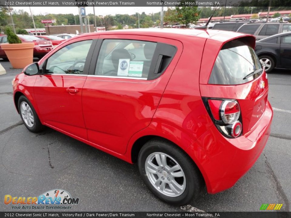 Victory Red 2012 Chevrolet Sonic LT Hatch Photo #5