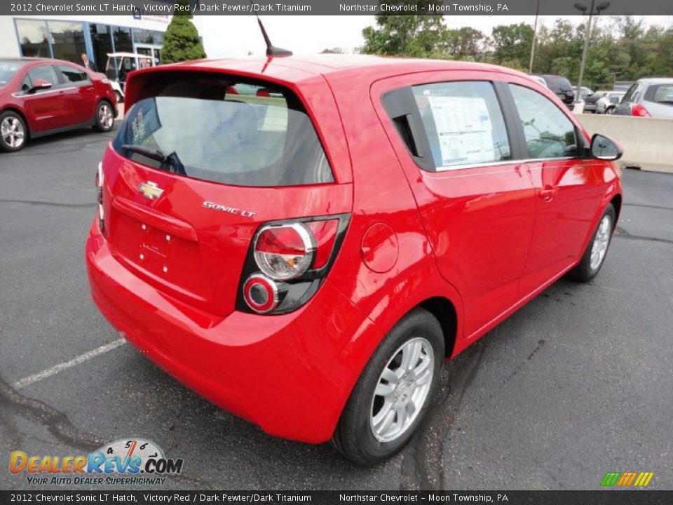 Victory Red 2012 Chevrolet Sonic LT Hatch Photo #7