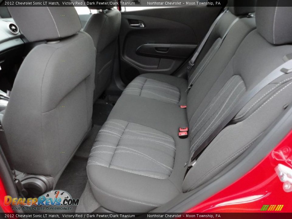 Dark Pewter/Dark Titanium Interior - 2012 Chevrolet Sonic LT Hatch Photo #13