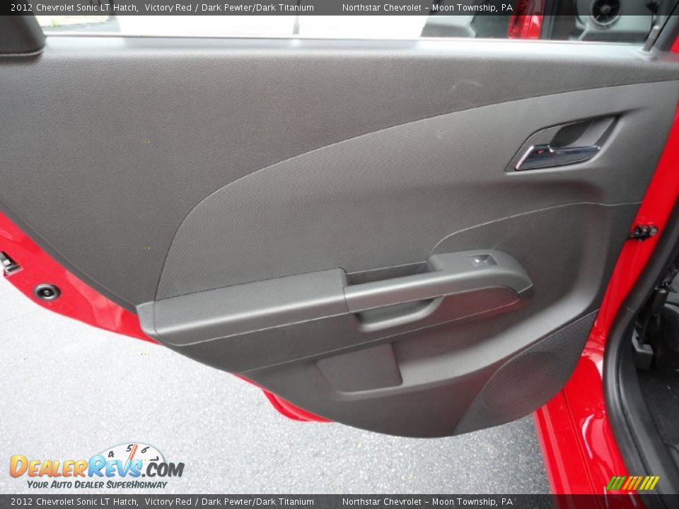 2012 Chevrolet Sonic LT Hatch Victory Red / Dark Pewter/Dark Titanium Photo #14