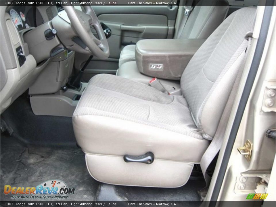 Taupe Interior 2003 Dodge Ram 1500 St Quad Cab Photo 4