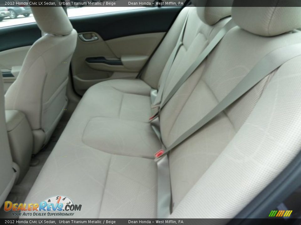 Beige Interior 2012 Honda Civic Lx Sedan Photo 11