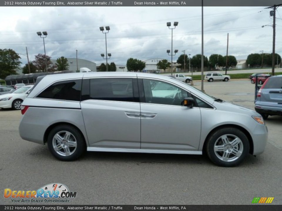 Alabaster Silver Metallic 2012 Honda Odyssey Touring Elite Photo #6