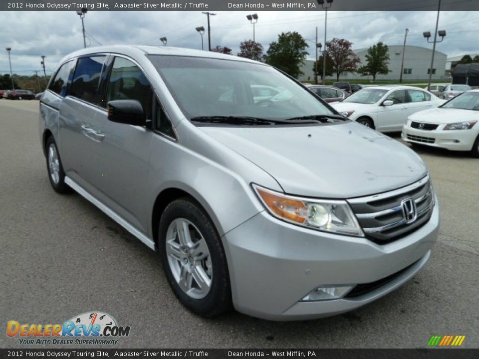 Front 3/4 View of 2012 Honda Odyssey Touring Elite Photo #7