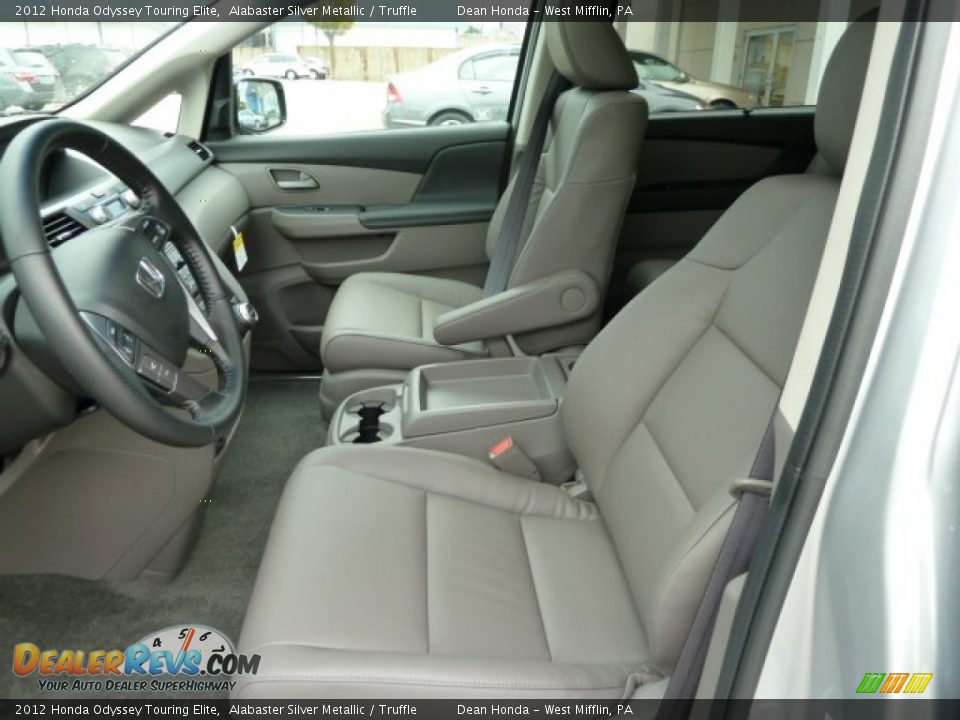 Truffle Interior 2012 Honda Odyssey Touring Elite Photo 10