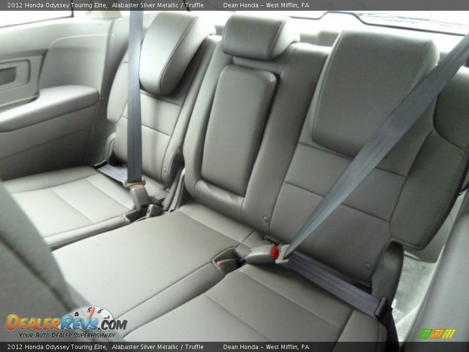 Truffle Interior - 2012 Honda Odyssey Touring Elite Photo #12