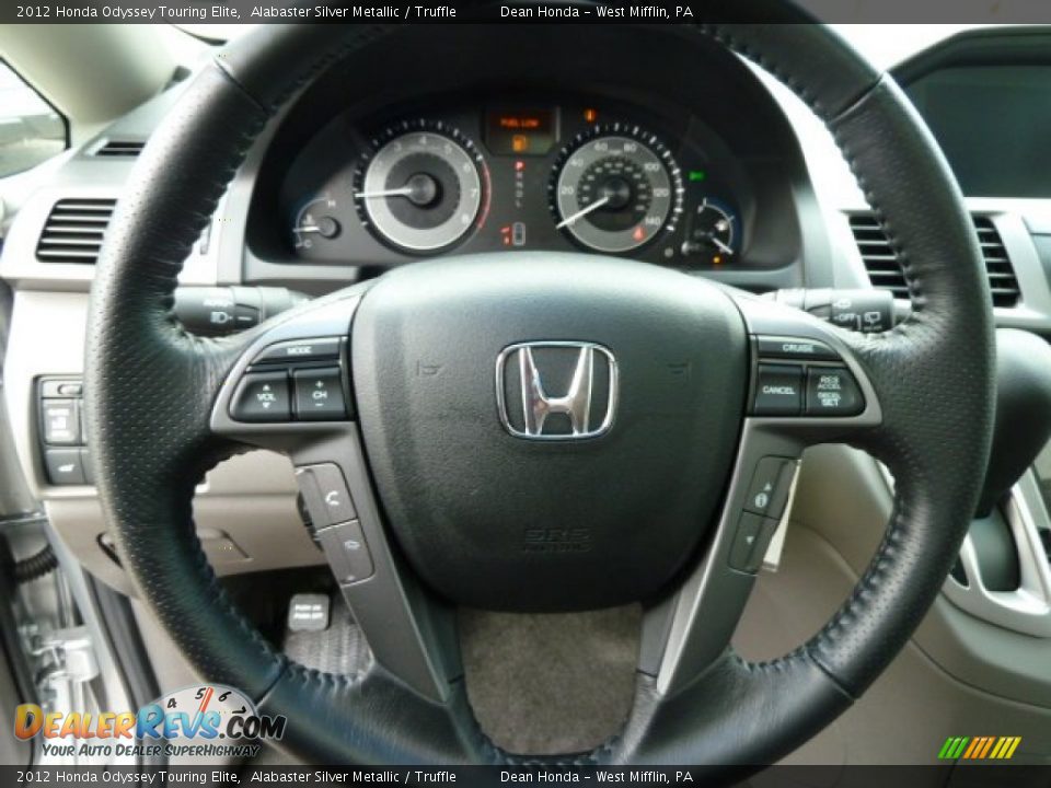 2012 Honda Odyssey Touring Elite Steering Wheel Photo #16