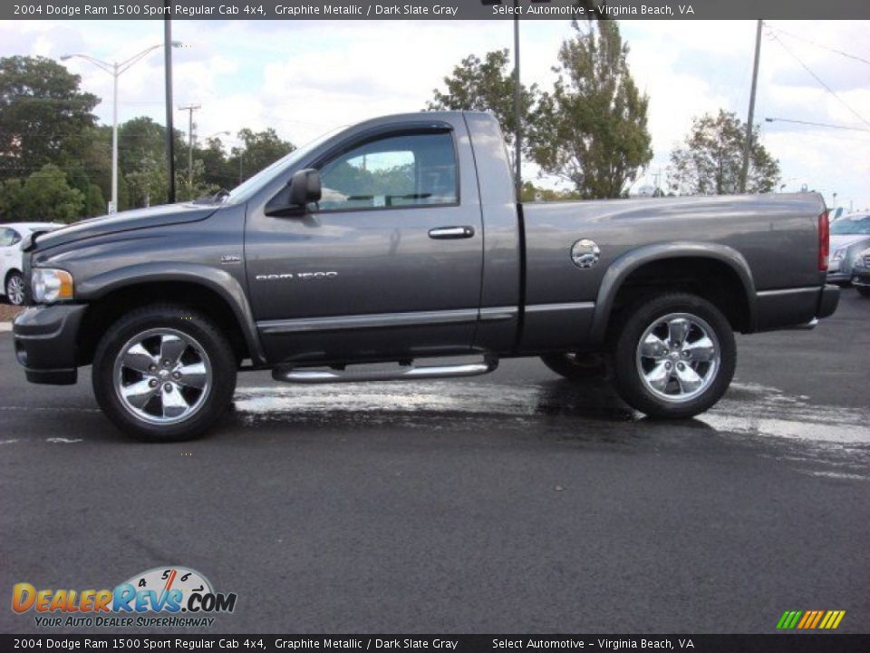 2004 Dodge Ram 1500 Sport Regular Cab 4x4 Graphite Metallic / Dark Slate Gray Photo #3