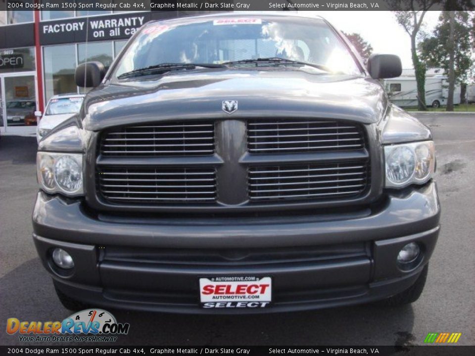 2004 Dodge Ram 1500 Sport Regular Cab 4x4 Graphite Metallic / Dark Slate Gray Photo #8