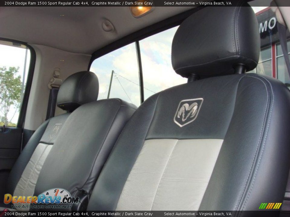 2004 Dodge Ram 1500 Sport Regular Cab 4x4 Graphite Metallic / Dark Slate Gray Photo #10