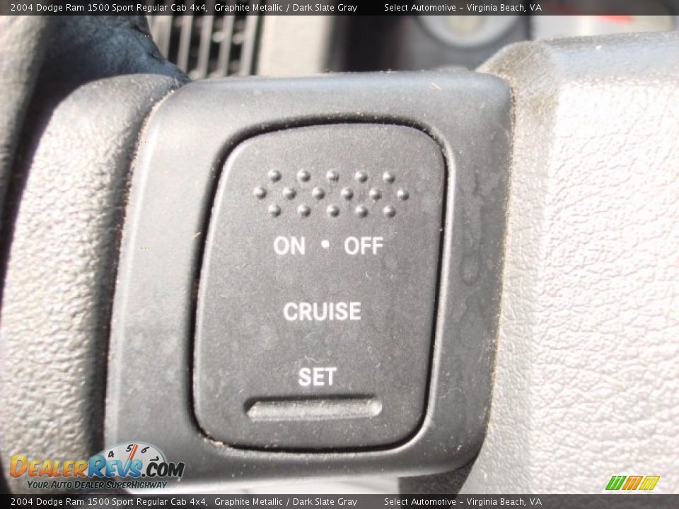 2004 Dodge Ram 1500 Sport Regular Cab 4x4 Graphite Metallic / Dark Slate Gray Photo #15