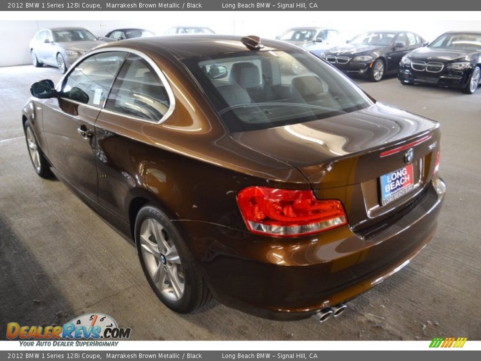2012 BMW 1 Series 128i Coupe Marrakesh Brown Metallic / Black Photo #5