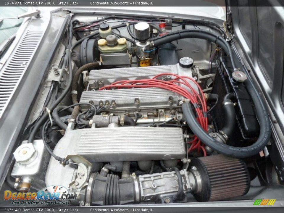 1974 Alfa Romeo GTV 2000 2.0 Liter DOHC 8V 4 Cylinder Engine Photo #10