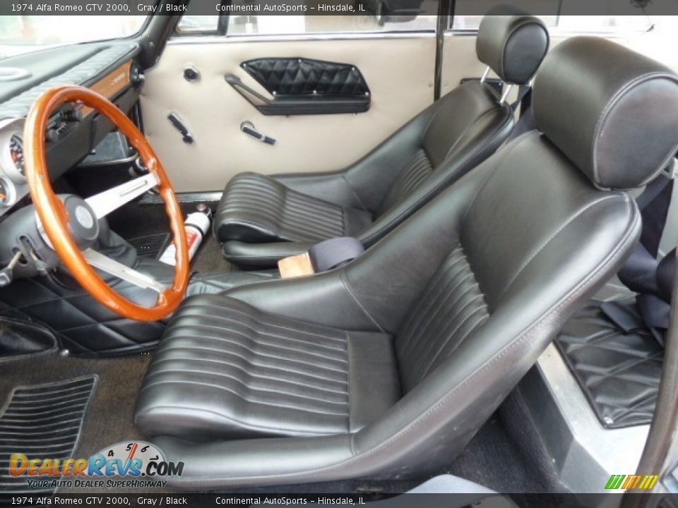 Black Interior - 1974 Alfa Romeo GTV 2000 Photo #15