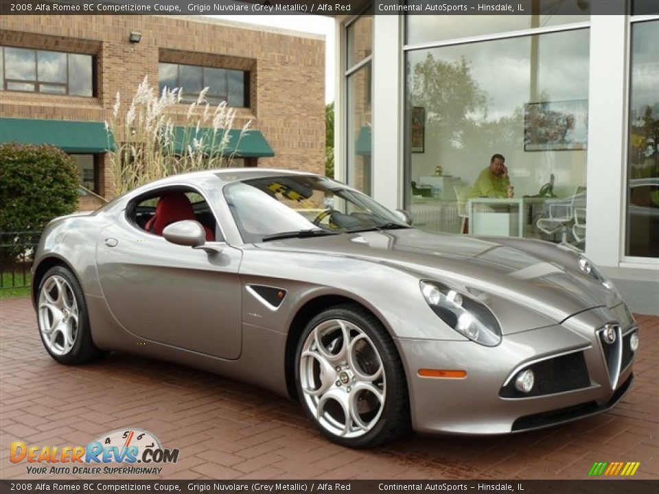 Front 3/4 View of 2008 Alfa Romeo 8C Competizione Coupe Photo #5