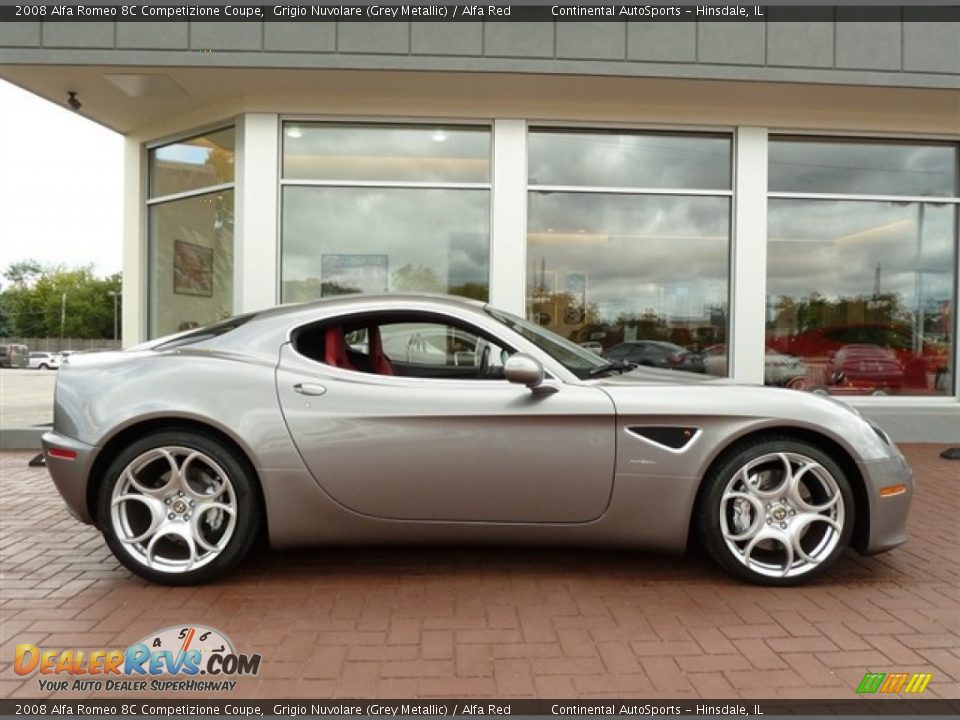 Grigio Nuvolare (Grey Metallic) 2008 Alfa Romeo 8C Competizione Coupe Photo #6