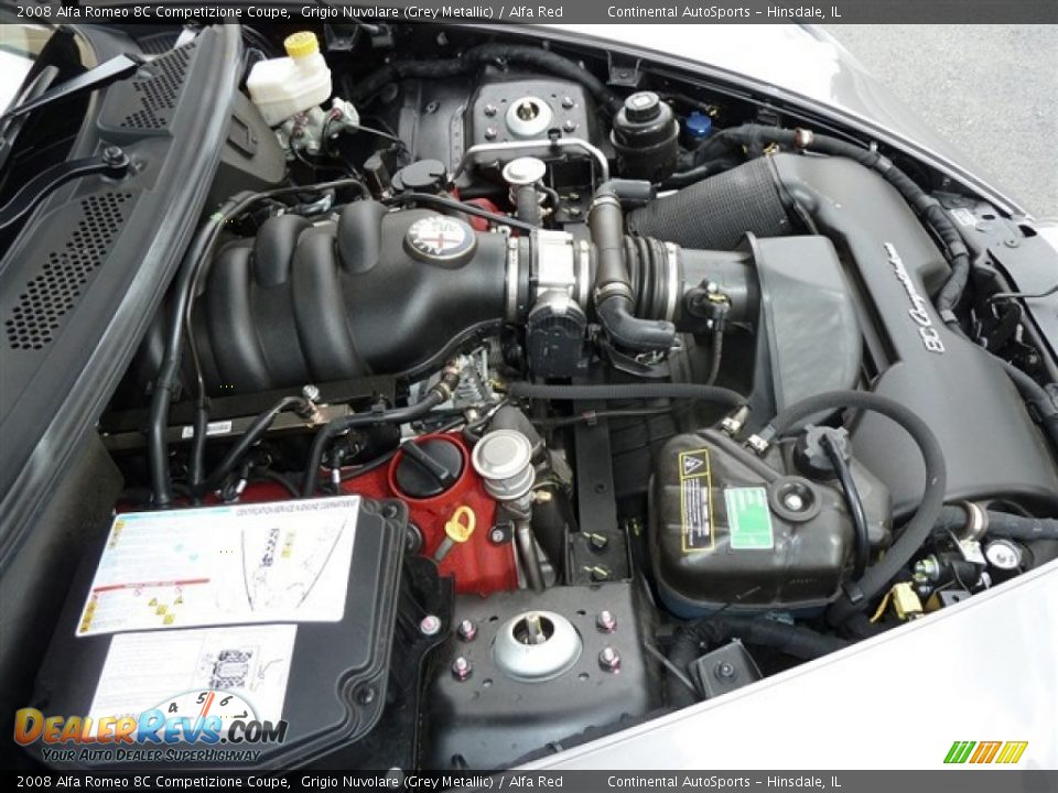 2008 Alfa Romeo 8C Competizione Coupe 4.7 Liter DOHC 32-Valve VVT V8 Engine Photo #9