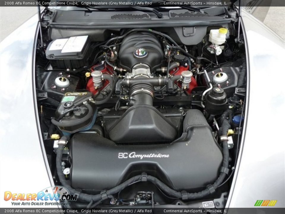 2008 Alfa Romeo 8C Competizione Coupe 4.7 Liter DOHC 32-Valve VVT V8 Engine Photo #10