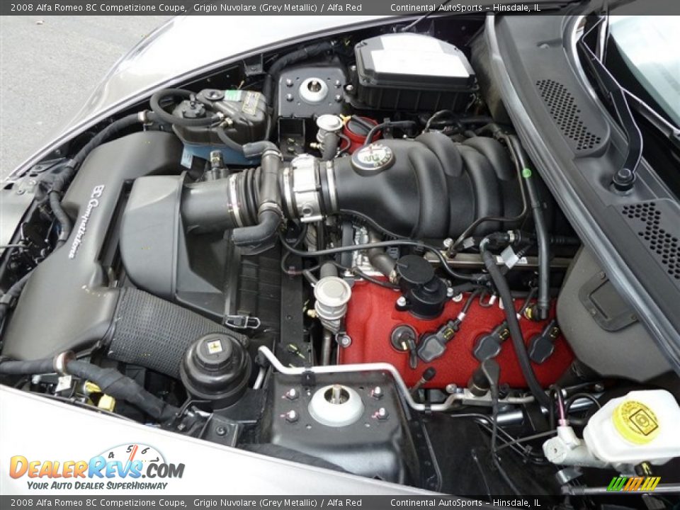 2008 Alfa Romeo 8C Competizione Coupe 4.7 Liter DOHC 32-Valve VVT V8 Engine Photo #11