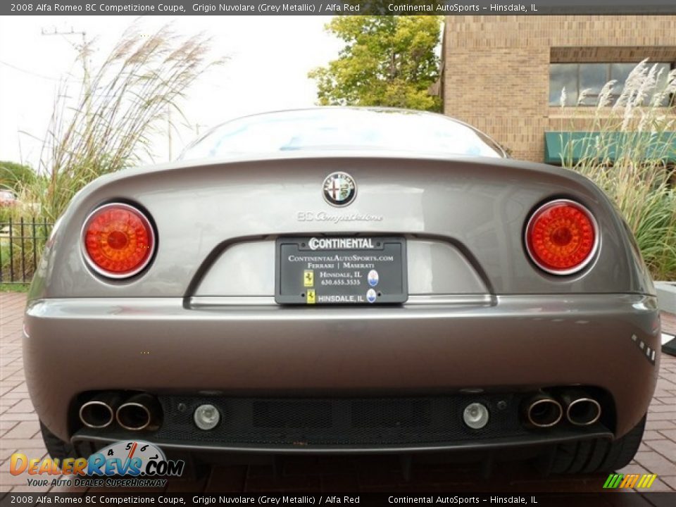 2008 Alfa Romeo 8C Competizione Coupe Grigio Nuvolare (Grey Metallic) / Alfa Red Photo #12