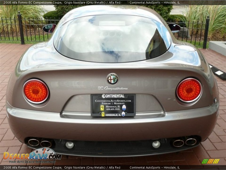 2008 Alfa Romeo 8C Competizione Coupe Grigio Nuvolare (Grey Metallic) / Alfa Red Photo #13