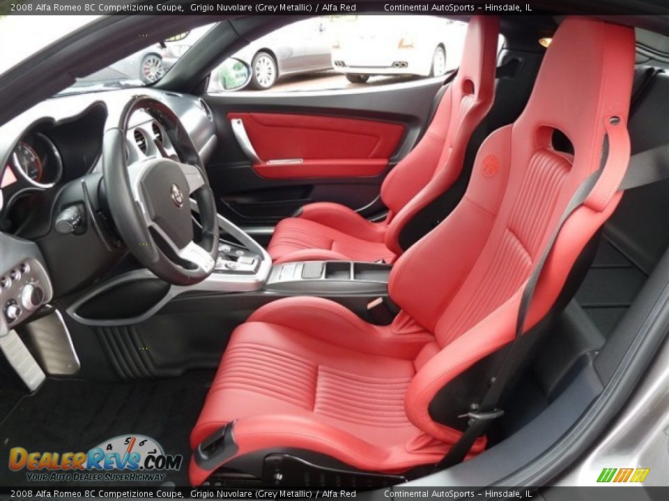 Alfa Red Interior - 2008 Alfa Romeo 8C Competizione Coupe Photo #18