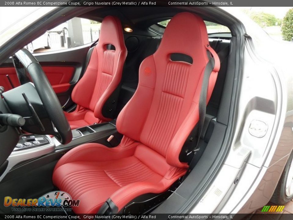 Alfa Red Interior - 2008 Alfa Romeo 8C Competizione Coupe Photo #19