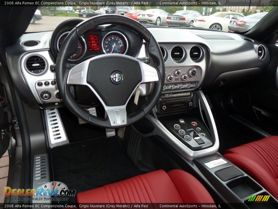Alfa Red Interior - 2008 Alfa Romeo 8C Competizione Coupe Photo #20