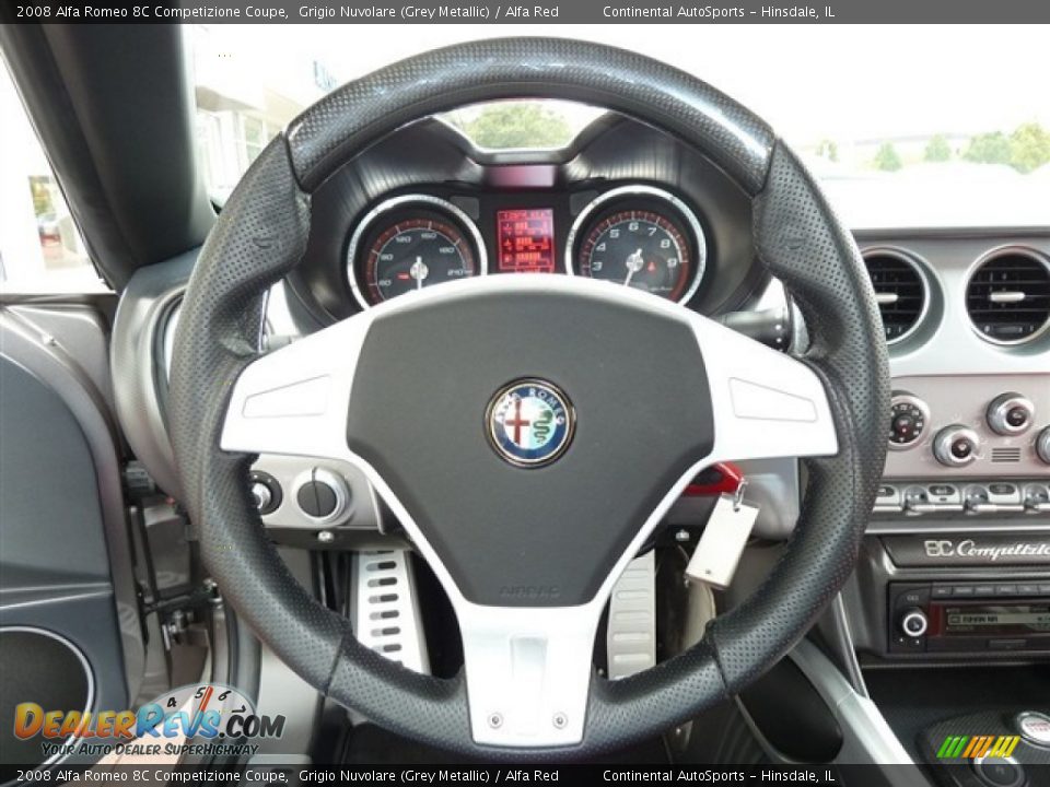 2008 Alfa Romeo 8C Competizione Coupe Steering Wheel Photo #25