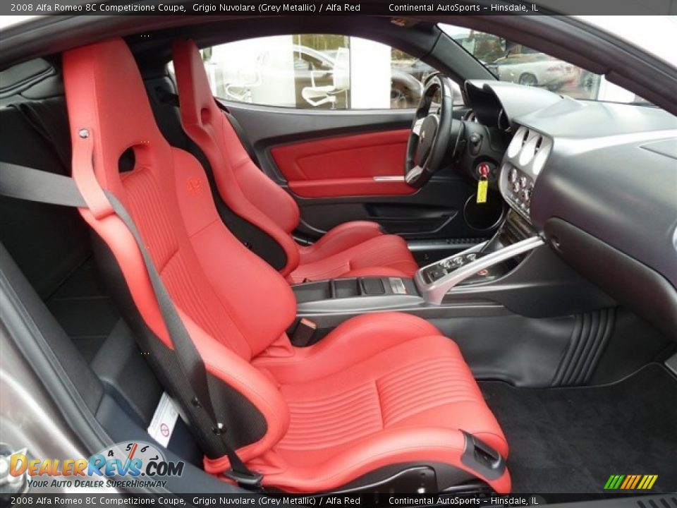 Alfa Red Interior - 2008 Alfa Romeo 8C Competizione Coupe Photo #29