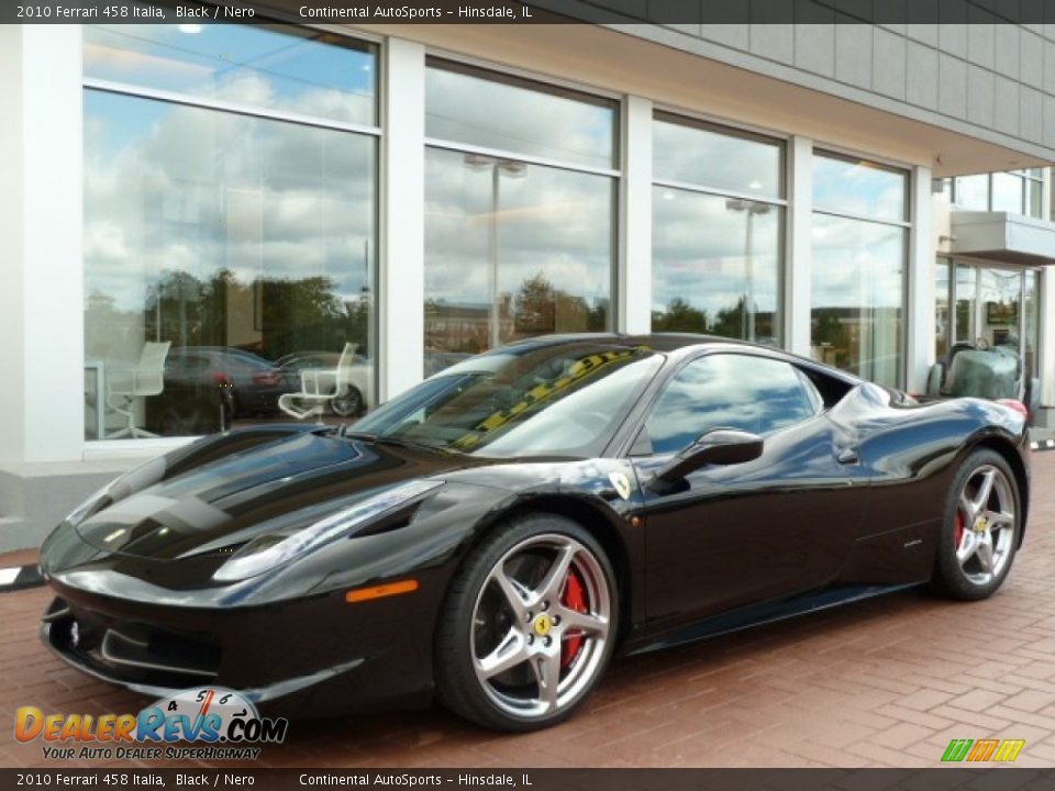 Front 3/4 View of 2010 Ferrari 458 Italia Photo #2