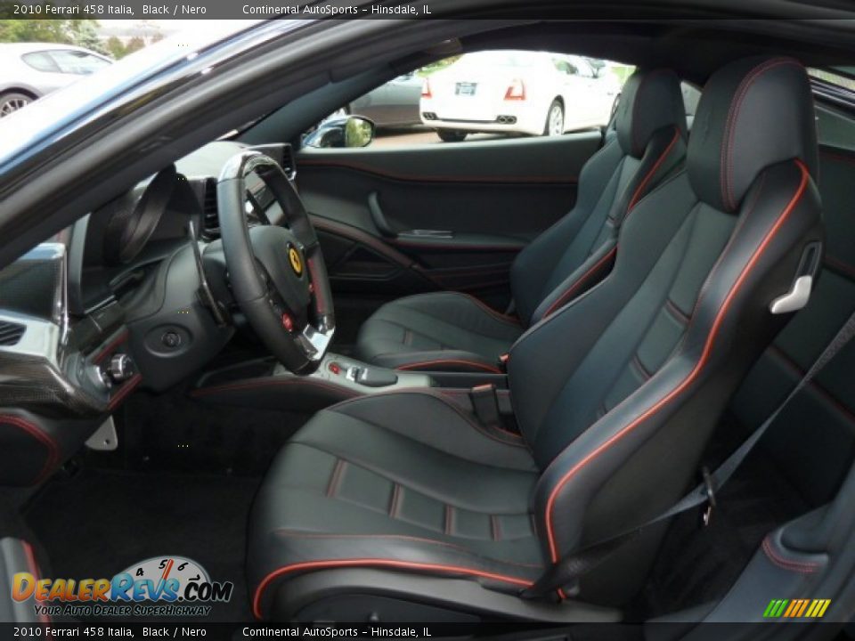 Nero Interior - 2010 Ferrari 458 Italia Photo #18