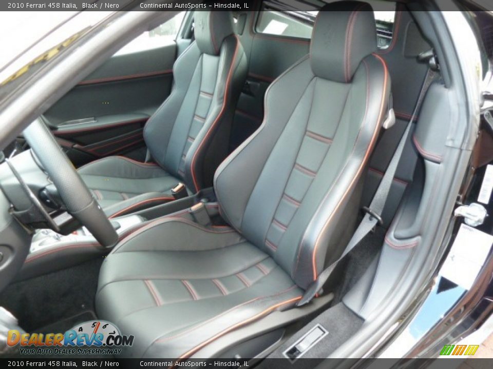 Nero Interior - 2010 Ferrari 458 Italia Photo #19