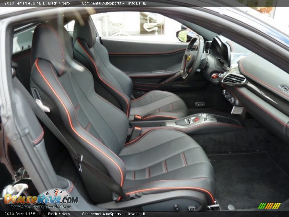 Nero Interior - 2010 Ferrari 458 Italia Photo #28