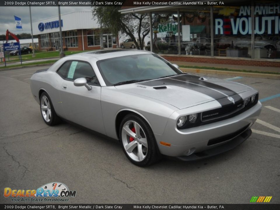 2009 Dodge Challenger SRT8 Bright Silver Metallic / Dark Slate Gray Photo #1