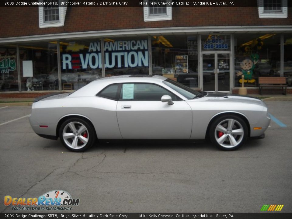 2009 Dodge Challenger SRT8 Bright Silver Metallic / Dark Slate Gray Photo #2