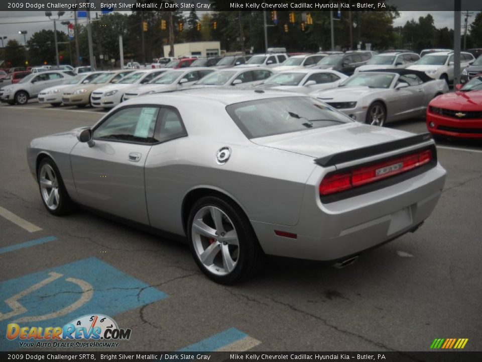 2009 Dodge Challenger SRT8 Bright Silver Metallic / Dark Slate Gray Photo #5