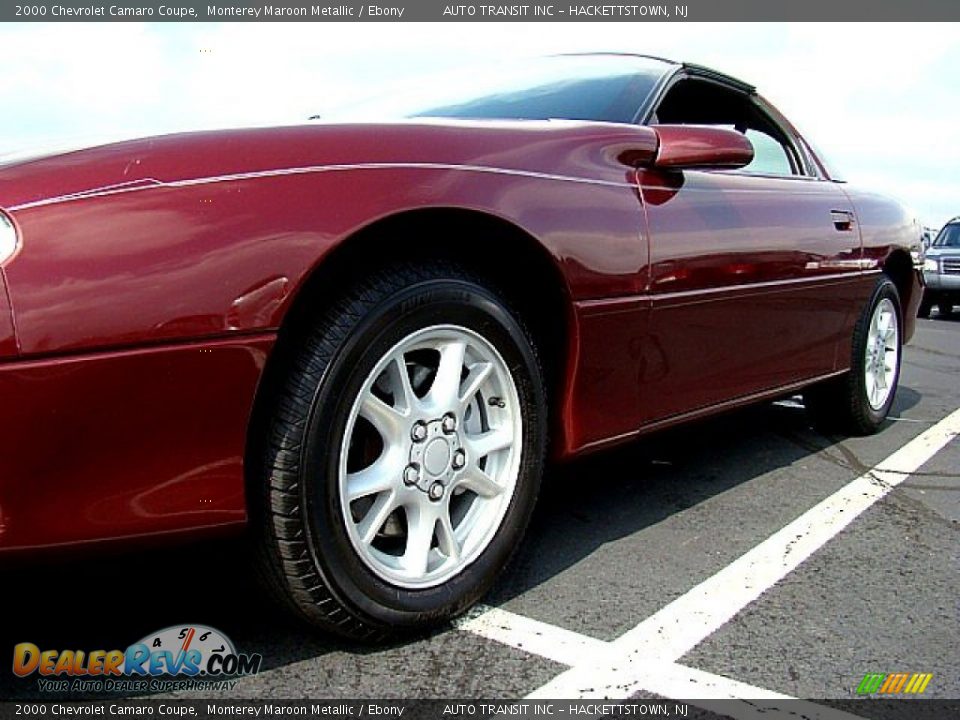 2000 Chevrolet Camaro Coupe Monterey Maroon Metallic / Ebony Photo #4