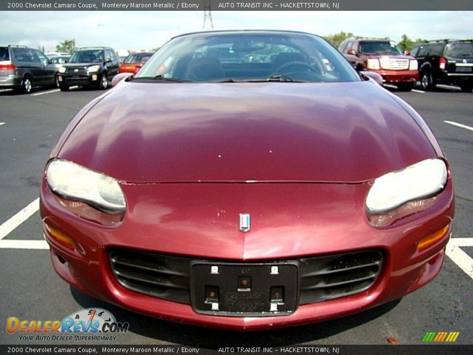 2000 Chevrolet Camaro Coupe Monterey Maroon Metallic / Ebony Photo #5