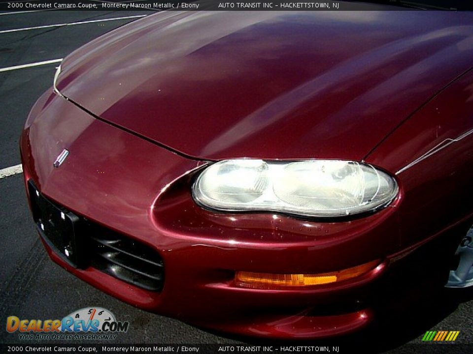 2000 Chevrolet Camaro Coupe Monterey Maroon Metallic / Ebony Photo #28