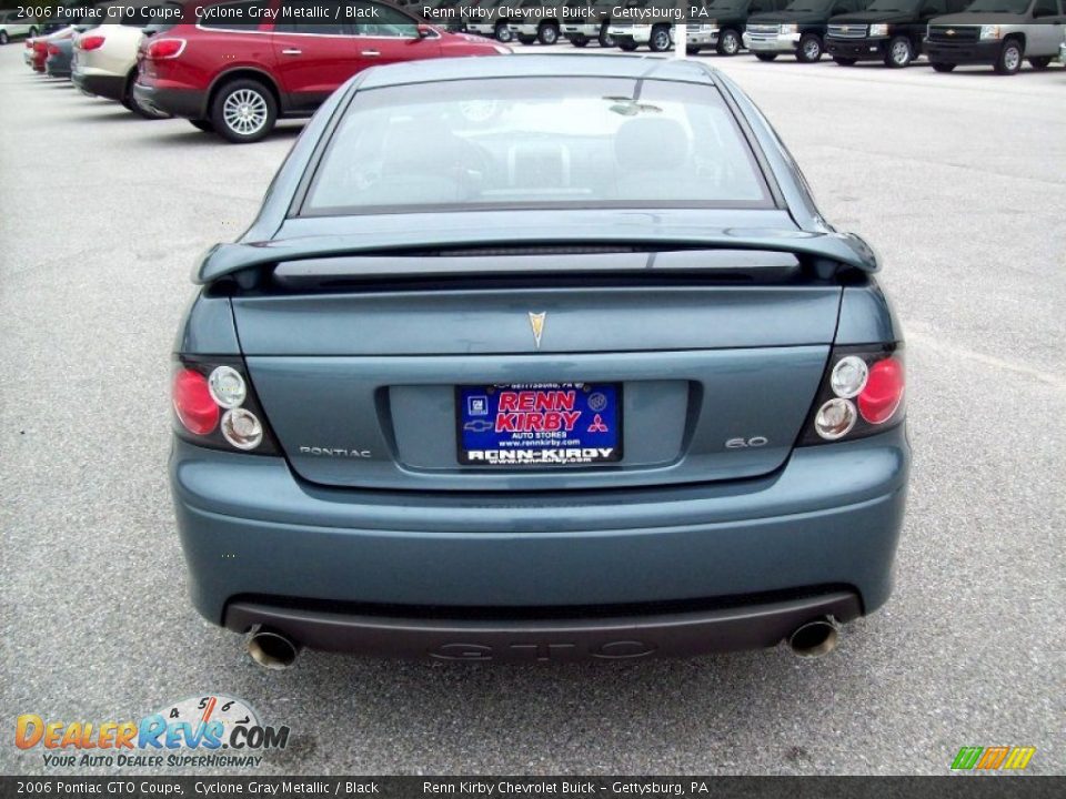2006 Pontiac GTO Coupe Cyclone Gray Metallic / Black Photo #17